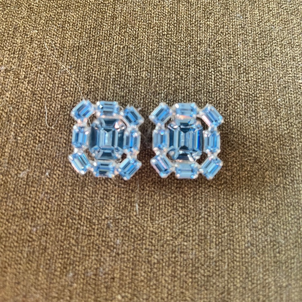 Vintage Weiss blue earrings